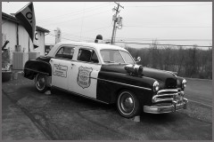 A real black and white