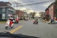 Scooter Santa Brigade in Selinsgrove