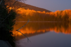 Rose Valley Lake on Fire