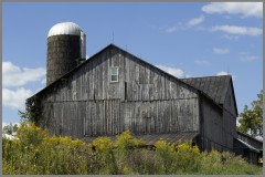 Old Barn Blue Sky